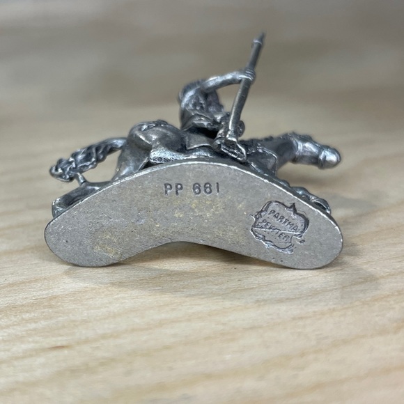 Vintage Ral Partha Pewter Mounted Roman Soldier with Spear PP 661 - Picture 6 of 8